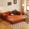 Sofá de Tecido para Sala de Estar, Aluguel de Apartamento Pequeno, Sofá Compacto Individual/Duplo, Lavável, Sofá-Cama Dobrável de Dupla Finalidade