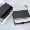 Caja de almacenamiento para lentes con logo imprimible, caja de embalaje tipo cajón con tapa, caja endurecida anti-presión para gafas de sol, caja para gafas de sol