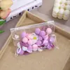 Set de Cuerdas para el Cabello de Bola de Color Caramelo para Niños Estilo Dulce de Bebé Empaquetado Mini Alta Elasticidad Cuerda de Cabello Banda de Goma Accesorios para el Cabello