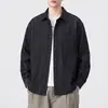 Nueva chaqueta de mezclilla casual retro americana 2026 para hombre, estilo old money, lujo ligero, de manga larga, corte holgado, versátil