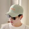 Chapéu Masculino e Feminino Primavera e Verão Bordado Boné de Beisebol Casal Coreano Casual Guarda-sol Boné Retro Chapéu de Sol Na Moda