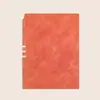 Cuaderno A5 Suave de Cuero Estilo Bolígrafo-Insertar, Piel Sintética PU para Notas de Reuniones de Oficina de Negocios, Diseño Clásico Estampado, Venta al por Mayor de Fábrica