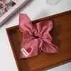 Pañuelo Cuadrado con Lazo para Niñas Scrunchie Goma para el Cabello Flor para el Cabello 2025 Nueva Goma para Cola de Caballo Adorno para la Cabeza de Princesa