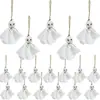 Colgante de Fantasma de Halloween Mini Lindo Fantasma de Tela Blanca Árbol Granja Rústica Fiesta Jardín Decoración Interior Exterior