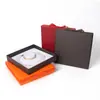 Nueva caja de embalaje para collar de perlas con lazo, caja de dos piezas para pulsera y brazalete de perlas, caja de regalo para collar de perlas