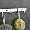 Espaço Alumínio Cabide Punch-free Punch Wall Hanging Cozinha Banheiro Porta Traseira Ferro Gancho de Parede Banheiro Casaco Gancho