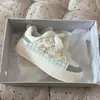 Zapatillas Gruesas de Estilo Lindo Nuevas para Primavera 2026 para Mujer, Zapatos Blancos de Diseño Nicho para Estudiantes, Zapatos Deportivos Casuales Transpirables