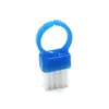 Anillo Pincel para Uñas Pincel para Polvo Bucle para Dedo Pincel de Cerdas Finas Suaves Herramienta para Eliminar Polvo de Uñas Herramienta para Uñas Pincel para Dedos