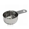 Acero Inoxidable 304 80ml Cuchara de Café Integrada de Mango Corto, Cuchara Medidora para Hornear, Cuchara para Harina y Leche en Polvo, Taza para Salsa