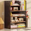 Estante de mesa, prateleira de armazenamento de mesa de estudo multicamadas, porta-livros e livros ilustrados infantis de grande capacidade