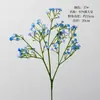 Flores Artificiales de Gipsófila, Ramo de Boda, Flores Falsas Suaves de Plástico para Sostener en la Mano de la Novia, Decoración de Interiores, Accesorios para Fotografía, Flores Falsas