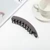 Clip de plátano esmerilado para PC transfronterizo Qiyue, clip vertical, temperamento, cola de caballo alta, artefacto fijo, clip de agarre, horquilla, clip de tiburón, venta al por mayor
