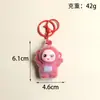 Muñeca Linda Terciopelo Teletubbies Dibujo Animado Llavero Accesorios Colgante DIY Regalo Pequeño de Año Nuevo Decoración para Mochila Escolar