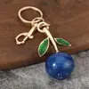 Pingente de bolsa de fruta romã, chaveiro moderno mais vendido, acessório para bolsa, presente criativo para mulheres, decoração de carro
