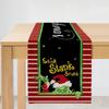 Popular Personaje de Película Navideña de Amazon Grinch Camino de Mesa Personalizado, Sala de Estar Cocina Mesa de Café Mantel Aislamiento Térmico