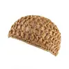 Red para el Cabello Transfronteriza, Gorra de Red Africana, Red para el Cabello de Colores para Mujer, Gorra de Red Tejida Hueca Hecha a Mano, Gorra de Red Elástica Alta Invisible para Poner