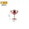 Taça de Champanhe de Aço Inoxidável com Haste Espessada, Copo de Coquetel para Bar, Copo de Sobremesa Martini de Luxo para Uso Doméstico, Resistente a Estilhaços