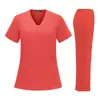 Trajes de Uniforme Médico Ajustados Coreanos, Ropa Médica, Trajes de Uniforme para Enfermeras en Clínicas Privadas, Uniformes de Trabajo para Médicos y Doctores de Cosmética