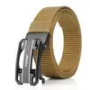 Cinturón de nailon para exteriores de secado rápido, cinturón para hombre, hebilla automática, cinturón juvenil grueso para pantalón, casual, cabezal de cinturón de material de aleación