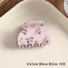 Pinza para el pelo floral rosa suave estilo coreano nueva en stock con un toque dulce, delicado y de alta gama para peinados semirecogidos