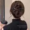 Presilha Torcida de Cabelo de Verão para Cabelos Grossos, Grampo de Cabelo Fofo com Pérolas para Mulheres, Acessório de Cabelo de Alta Qualidade