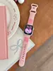 Katie Avatar Hebilla de Mariposa Correa de Silicona Adecuado para Apple Watch iWatch Generación 11 10/9876Ultra/Se