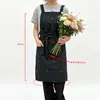 Comercio Exterior Transfronterizo Delantales Impermeables y Resistentes a Manchas para Floristerías al por Mayor, Delantales con Tirantes Impermeables Finos de Taslon para Verano