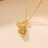 Yilu Plata de Ley S925 Hueca Calabaza Moneda de Cobre de la Fortuna Colgante Giratorio Juego de Collar Cadena Fábrica Mayorista