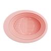 GECOMO silicone dobrável pincel de maquiagem limpeza tigela beleza maquiagem ovo pó puff limpeza artefato beleza ferramenta de maquiagem almofada de limpeza