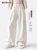 Pantalones forrados de polar para niñas, ropa exterior de invierno, pantalones glutinosos, nuevo estilo 2026, pantalones casuales para niños, para niñas mayores, pantalones de pierna ancha de otoño e invierno