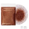 Glitter para unhas glitter ultrafino glitter glitter pó glitter lantejoulas 0,2 mm amarelo dourado conjunto Esmalte de unha cola joia transfronteiriço