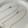 Colar Colar de Pérolas em V Feminino Banhado a Prata 925 Ouro 18K Luxo Leve Design Elegante de Alta Qualidade Ins Corrente para Clavícula Versátil
