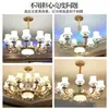 Candelabro de Estilo Europeo para Sala de Estar, Candelabro de Lujo y Elegante para el Hogar, Modelo Nuevo 2021 Moderno y Sencillo, Paquete para Toda la Casa