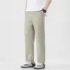 Roupa Masculina Fengshe / Nova Coleção Primavera 2026 Calça Casual de Negócios Leve Masculina Simples Americana Leve Luxo Calça Afunilada Solta