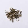 Gancho para Oreja de Metal Color Oro de 16K Japonés y Coreano con Resorte Más Bola Gancho Grande para Oreja Accesorios de Joyería Hechos a Mano para DIY Pendientes Oro
