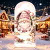Decoración de Foto de Portada de Arco Navideño Cubierta de Tela Elástica de Seda de Leche Engrosada Cubierta de Puerta de Arco Personalizada para Fiesta Festiva
