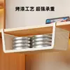 Cesta colgante para dormitorio, instalación sin taladro, estante para snacks de gran capacidad, cesta para almacenamiento de libros y artículos varios, una excelente solución de almacenamiento para habitaciones de dormitorio, con estantes escalonados