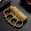 Estuche creativo personalizado para encendedor de autodefensa, funda protectora para encendedor Bic, estuche para encendedor totalmente metálico anti-presión y anti-caídas