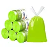 Bolsas de Basura Repelentes de Mosquitos de Ajenjo, Bolsas Domésticas con Cordón, Bolsas de Limpieza Gruesas para Cocina, Tamaño Mediano-Grande, a Prueba de Fugas, Extra Gruesas