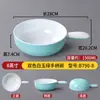 Mesa de melamina nórdica red social polvo de caracol picante hot ensaladera de frutas tazón de plástico para fideos instantáneos tazón con asa comercial