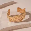 Pulsera Geométrica de Flor de Metal Estilo Transfronterizo Europeo y Americano Nicho Temperamento Pulsera de Sentido Avanzado Moda Sencilla Pulsera Personalizada