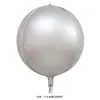 Globo de papel de aluminio tridimensional 4D fiesta de cumpleaños boda diseño tela escaparate decoración color sólido nacional