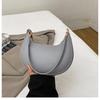 Bolso Francés de Axila Personalizado para Mujer 2025 Primavera y Verano Nuevo Bolso de Hombro Bolso Simple de Media Luna Bolso Nicho para Viajeros