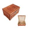 Caja de joyería de madera de alcanfor caja de certificado de alcanfor para colgante portátil caja de almacenamiento caja de colección caja de madera de alcanfor tocador de dote