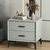 Mesa de Cabeceira de Ardósia, Armário de Armazenamento Doméstico de Madeira Maciça, Armário Pequeno Moderno Minimalista Tendência para Quarto, Armário de Armazenamento de Alta Qualidade