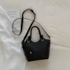 Bolso Cubo Casual Simple Transfronterizo 2026 Nuevo Estilo Coreano Moda Bolso de Hombro para Viajes Diarios Bolso Cruzado de Nicho de Moda