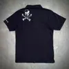 Tendencia de Moda Verano Nuevo Estilo Camisa Hawaiana Estampada de Manga Corta con Cuello Polo y Estampado de Calaveras Venta al por Mayor
