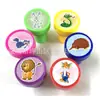 Venda direta da fábrica carimbo divertido infantil cartoon animal da floresta conjunto de carimbos combinação de material escolar 6 conjuntos
