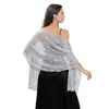 Chal Bordado de Estrella y Luna de Alta Calidad Transfronterizo Novia Vestido de Boda Vestido de Noche Cheongsam Chal para Mujer