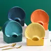 Plato para Escupir Huesos de Dibujos Animados para Escritorio del Hogar Plato Creativo de Concha Manzana Pequeño Plato de Amor Plato para Frutas Snacks Frutas Secas de Sala de Estar